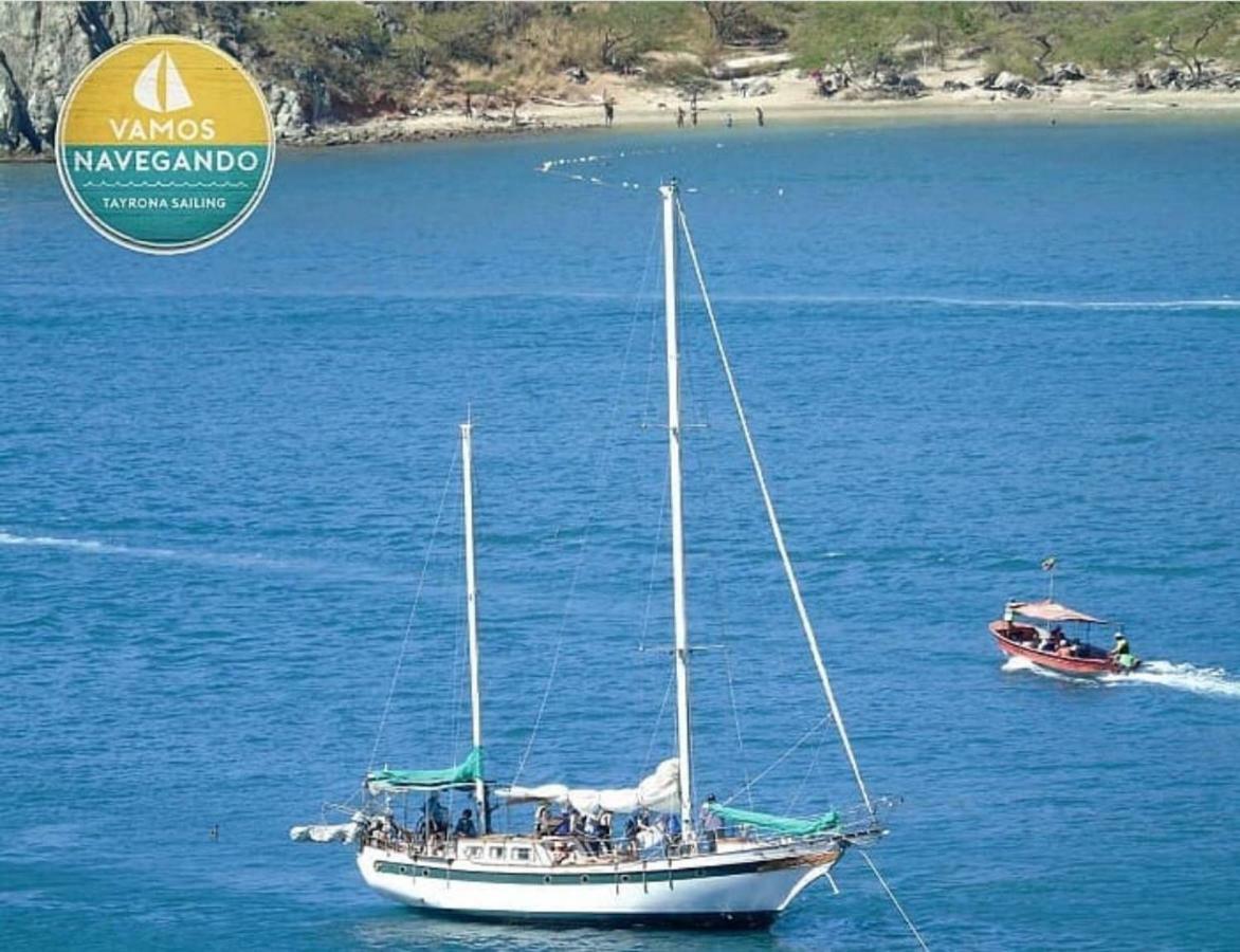 The Cantamar Beach Hostel Santa Marta  Exterior foto